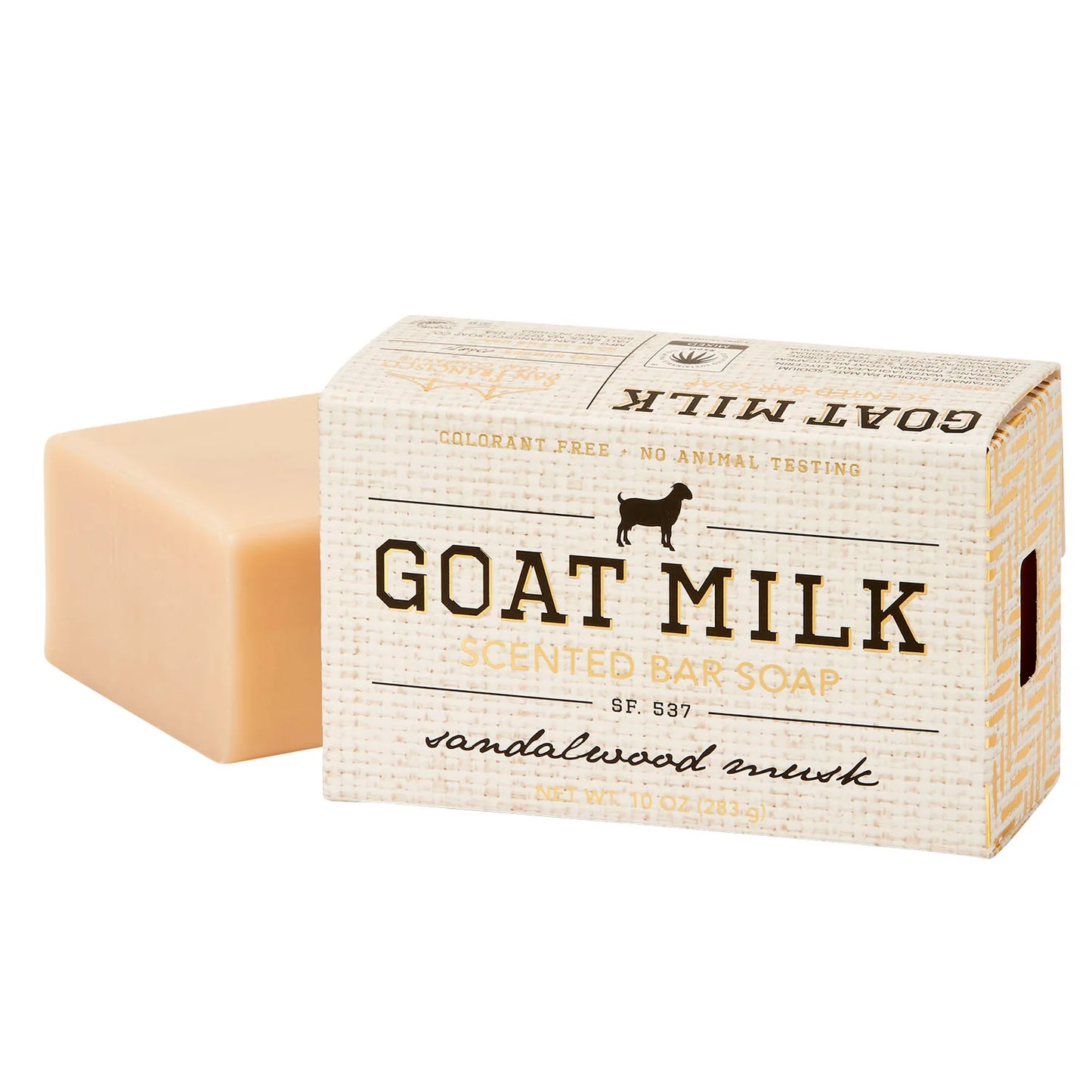 Goats Milk Soap for Men & Women  Sandalwood Fragrance