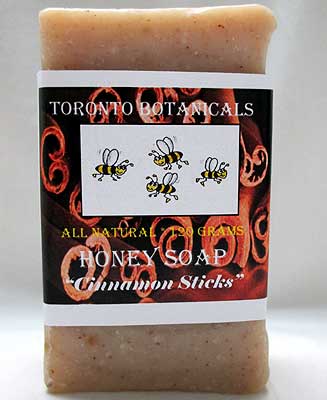 Toronto Botanicals Honey Soap - Cinnamon Sticks