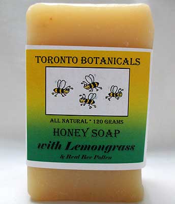 Toronto Botanicals Honey Soap -Lemon Grass