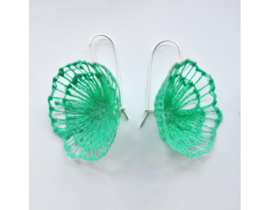 Single Bloom Earring Teal