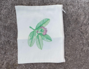 Milkweed Pouch Embroidered