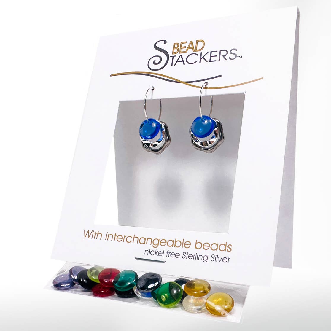 Conversations in Jewellery - OO30  - Earrings come with 9 interchangeable colours. 