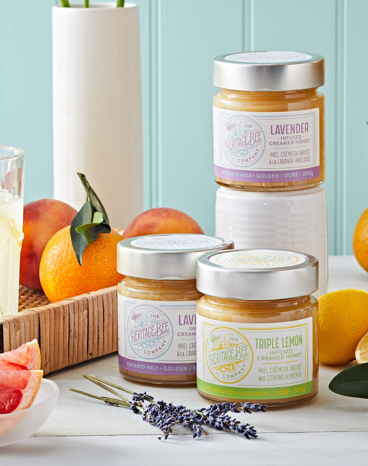 Heritage Bee Co. - Lavender Creamed Honey - 300 g (10.6 oz)