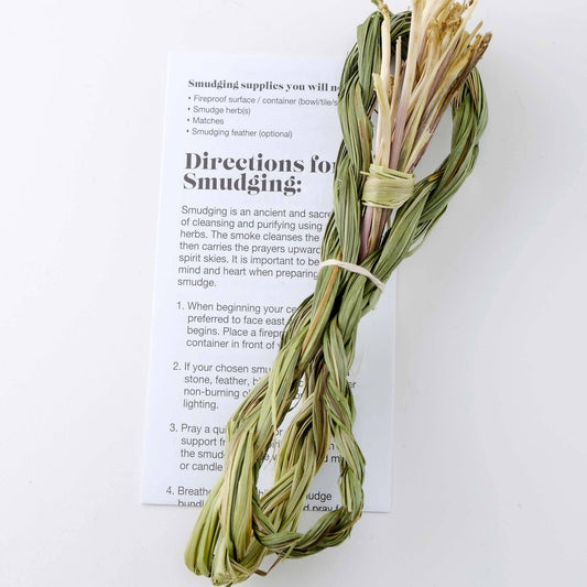 Monague Indigenous Crafts & Gifts - Smudge - Sweet Grass Braid