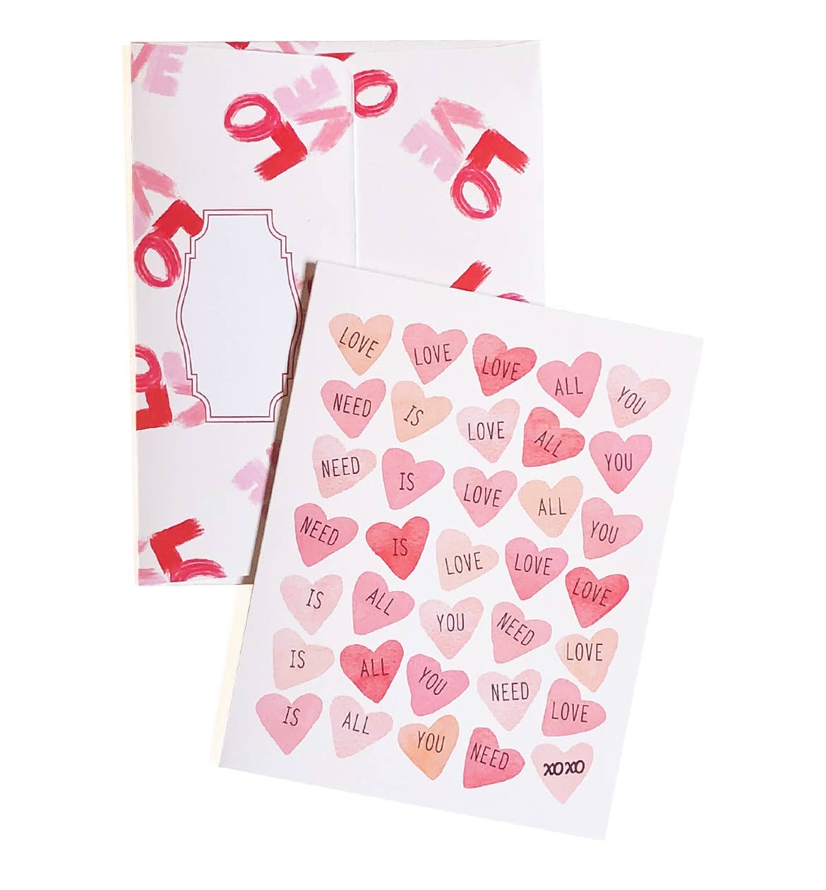 Artistry Cards - All You Need Is Love Valentine’s Day Card – Eco-Friendly