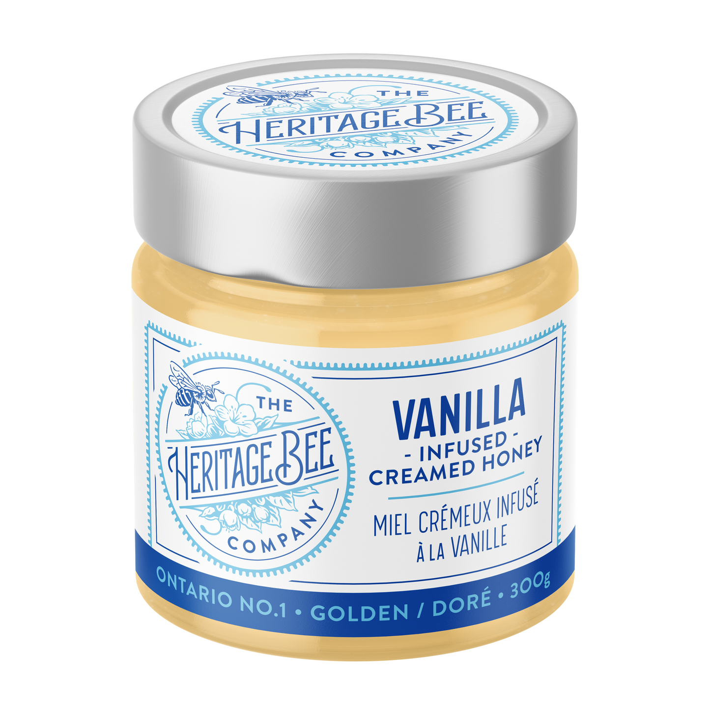 Heritage Bee Co. - Vanilla Creamed Honey - 300 g (10.6 oz)