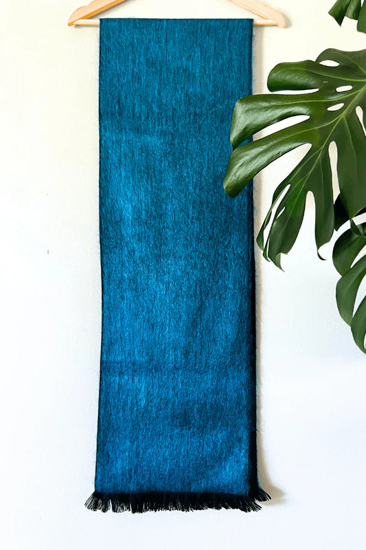 Aqua Marine Alpaca Scarf