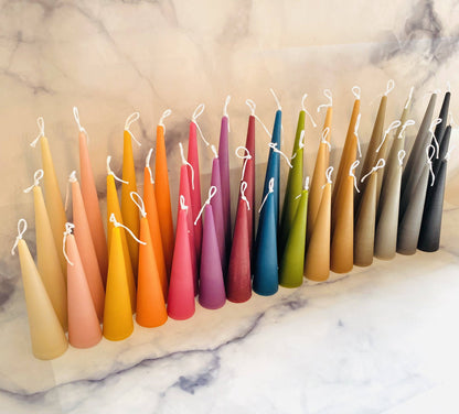 Beeswax Candle: Sand / Medium