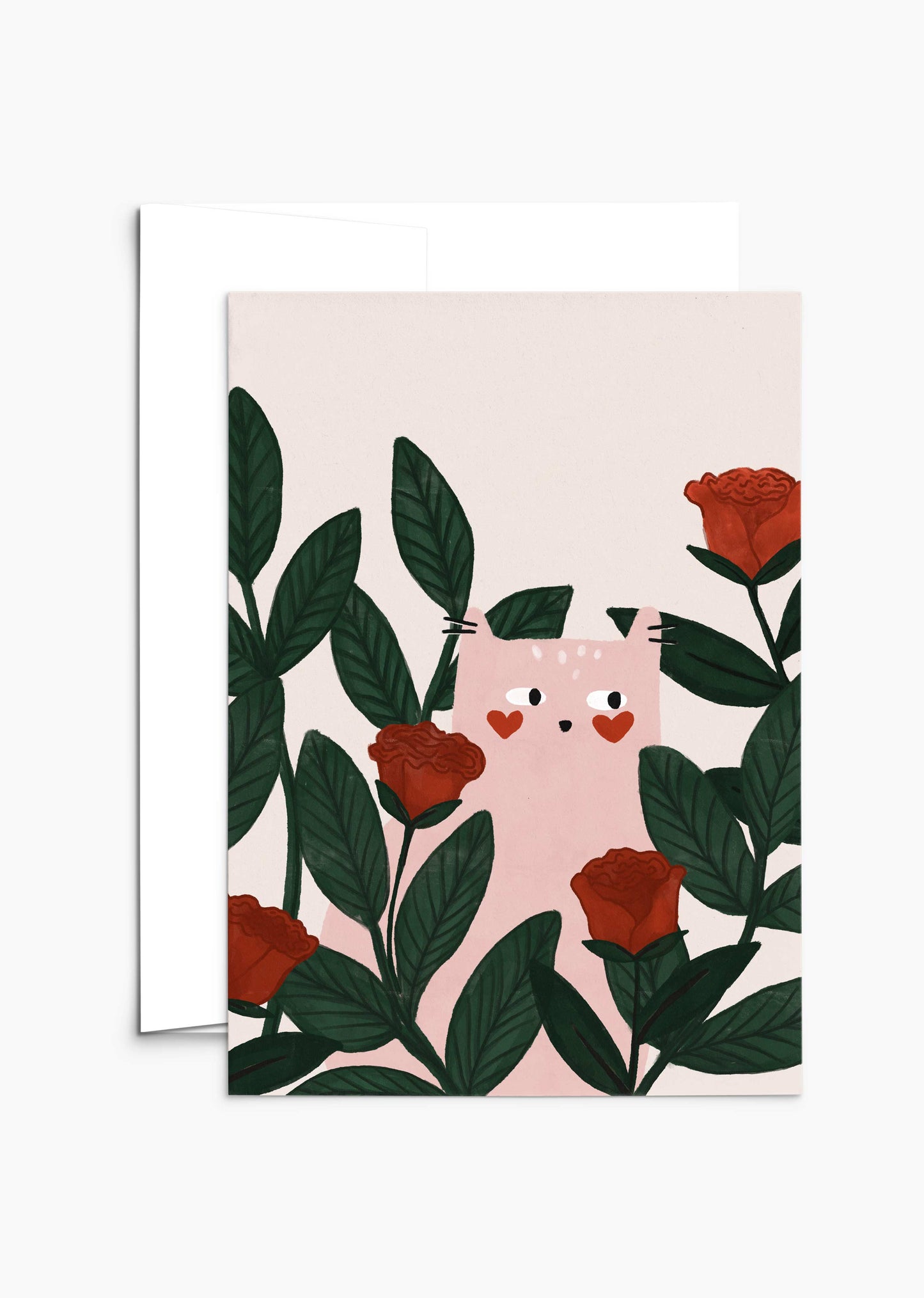 Mimi & August - Lovey Dovey Cat - Greeting Card