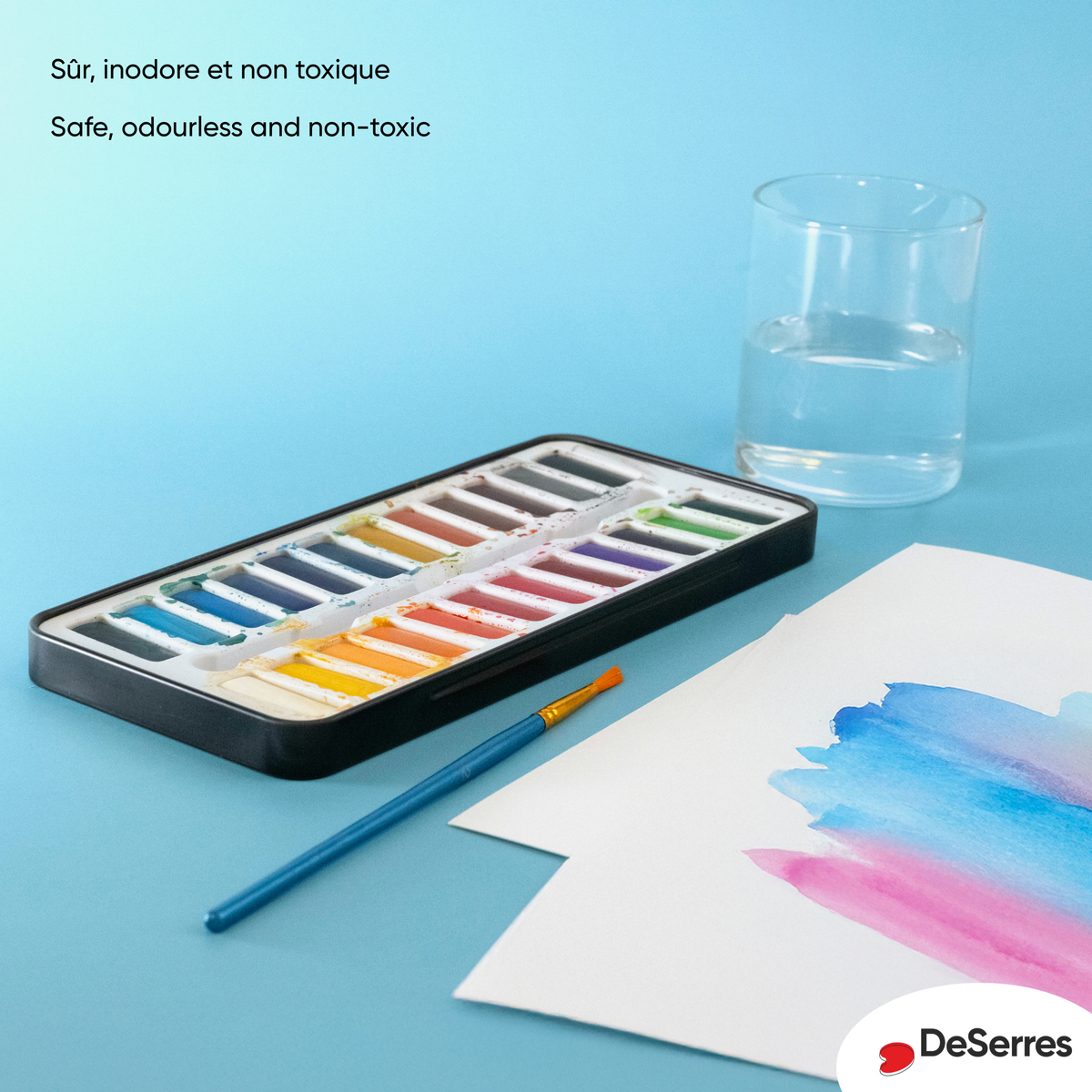 pierrebelvedere.com - WATERCOLOUR KIT- 24 HALF PANS