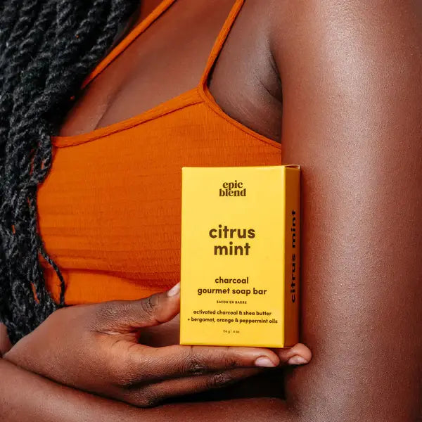 Epic Blend - Citrus Mint Charcoal Bar Soap Vegan