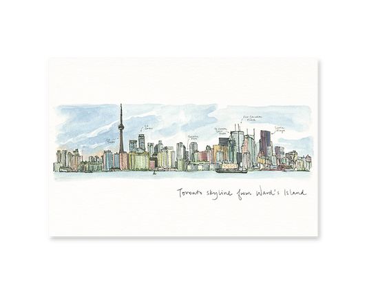 Toronto Skyline Postcard