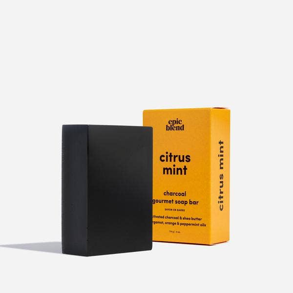 Epic Blend - Citrus Mint Charcoal Bar Soap Vegan