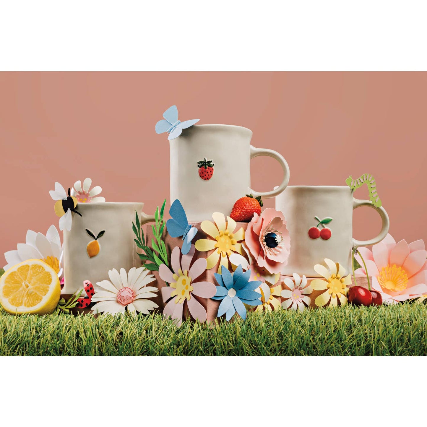 Danica Brands - Cherry Embossed Mug