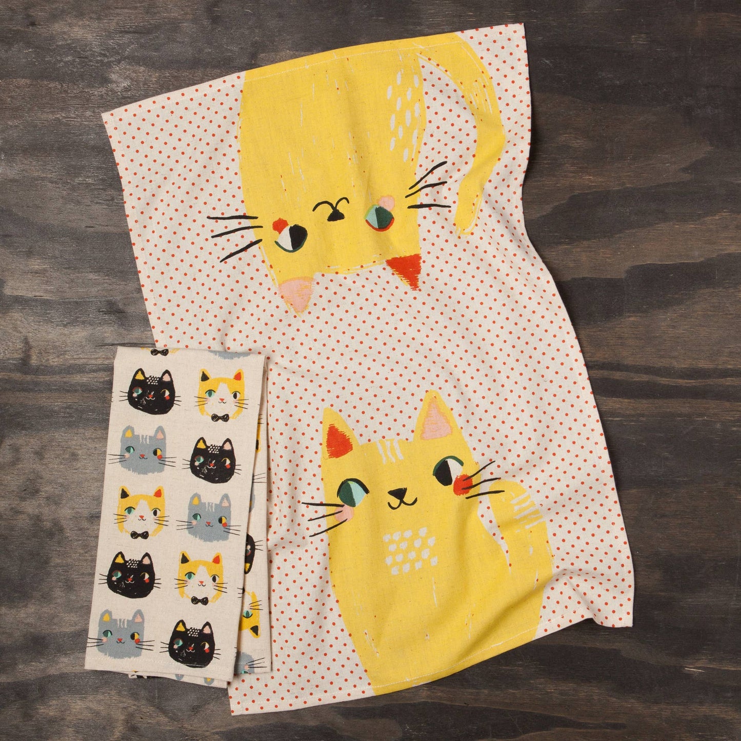 Danica Brands - Danica Studio Meow Meow Cats Kitchen Towel Set of 2