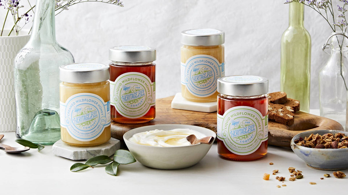 Heritage Bee Co. - Creamed Wildflower Honey - 375 g (13.2 oz)