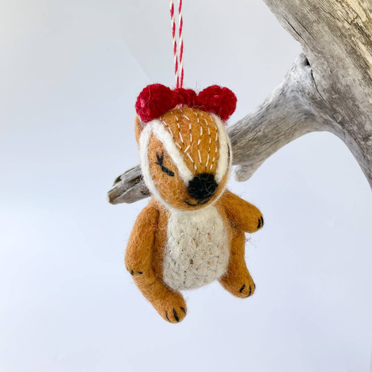 AKUKU - Chipmunk - Felt Ornament