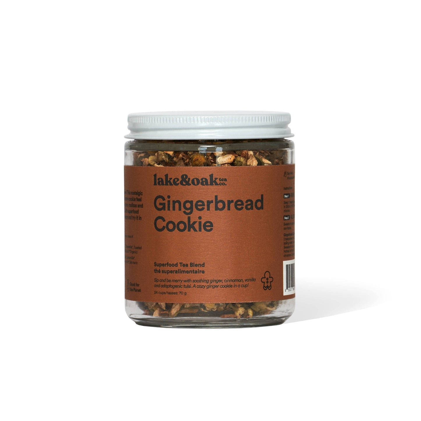 Lake & Oak Tea Co. - Gingerbread Cookie -  Superfood Tea Blend