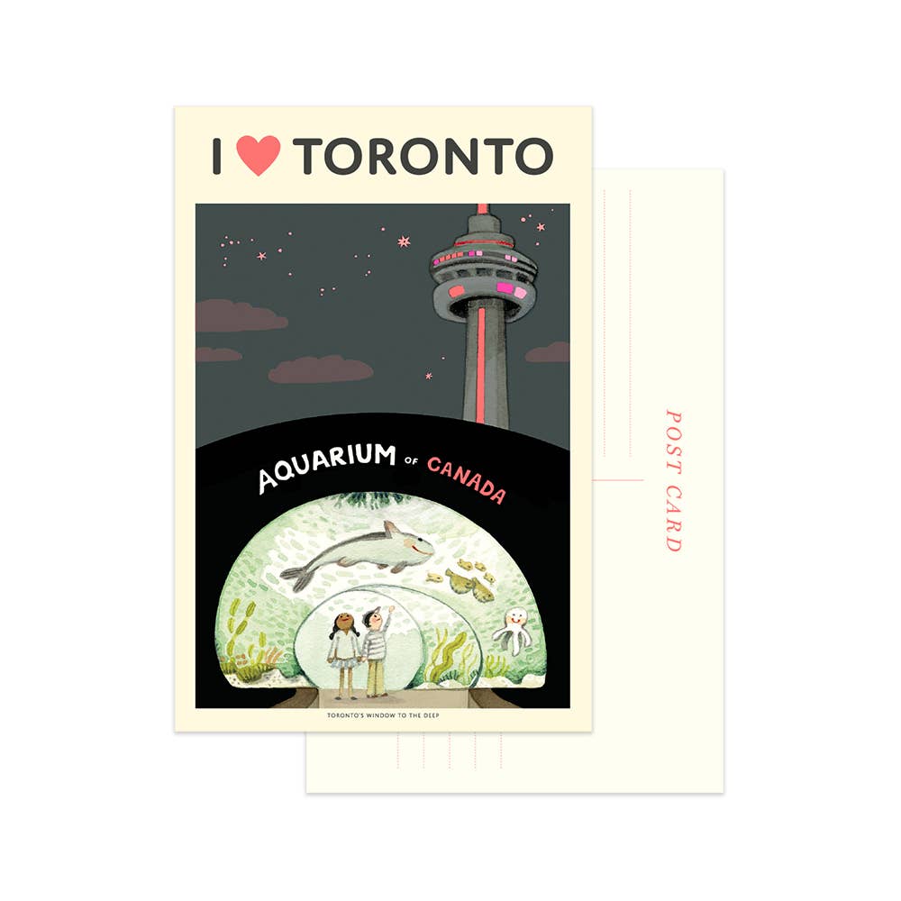 JooJoo Paper - Toronto Aquarium Postcard