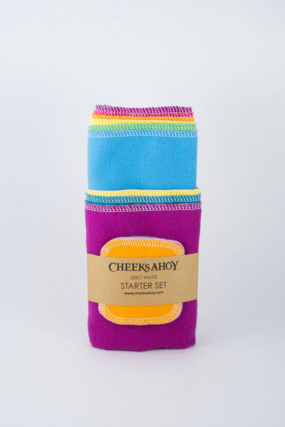 Cheeks Ahoy - Zero Waste Starter Set: Warm Neutral Charcoal