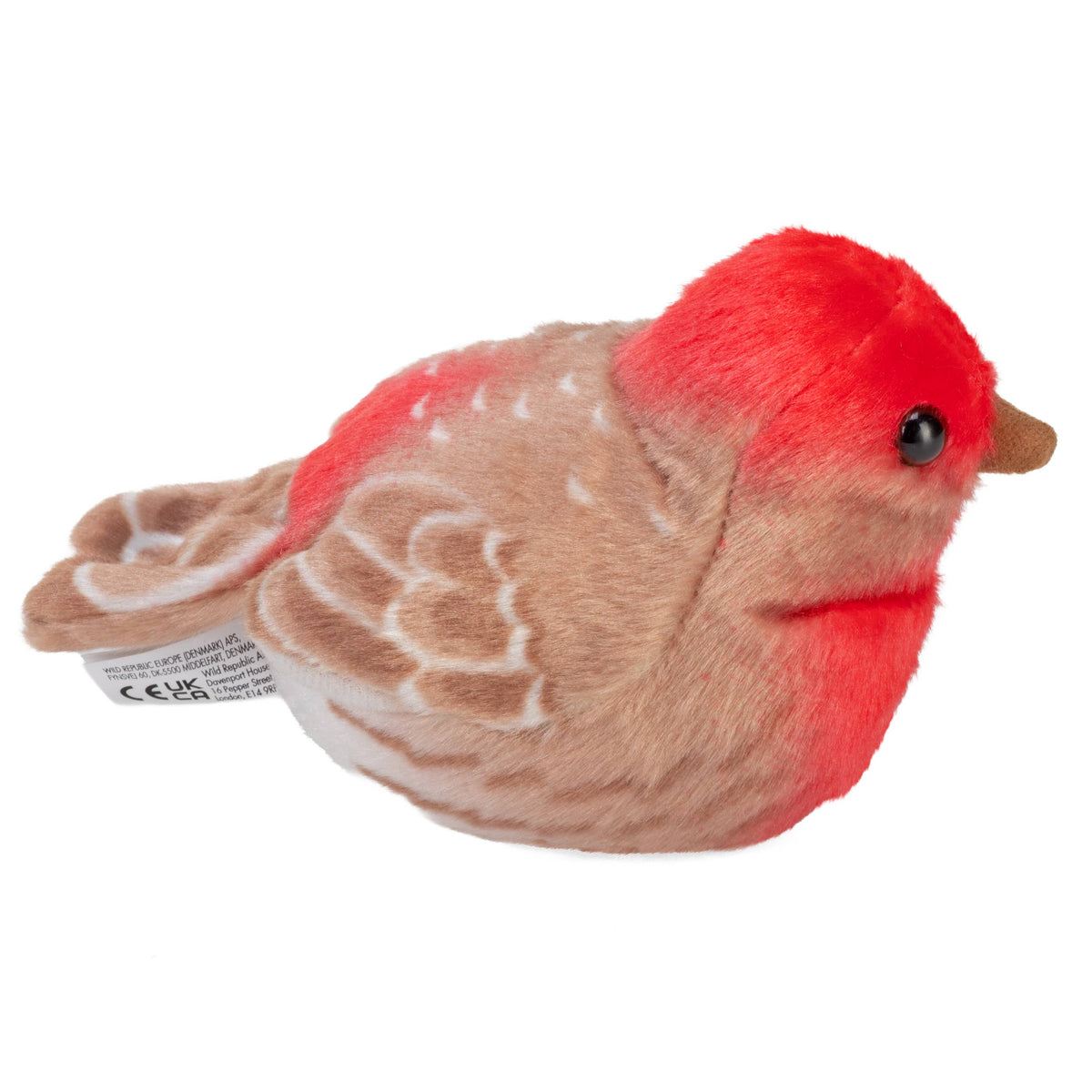 Wild Republic - Audubon II House Finch Stuffed Animal W Sound 5.5"
