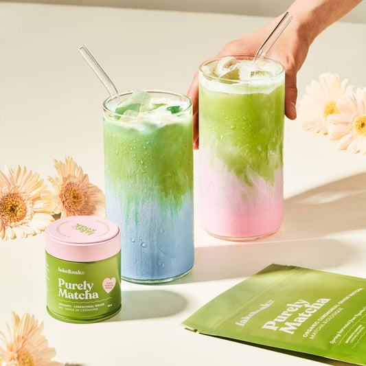 Lake & Oak Tea Co. - Purely Matcha - Organic Ceremonial Grade Matcha: Retail Glass Jar - 40g