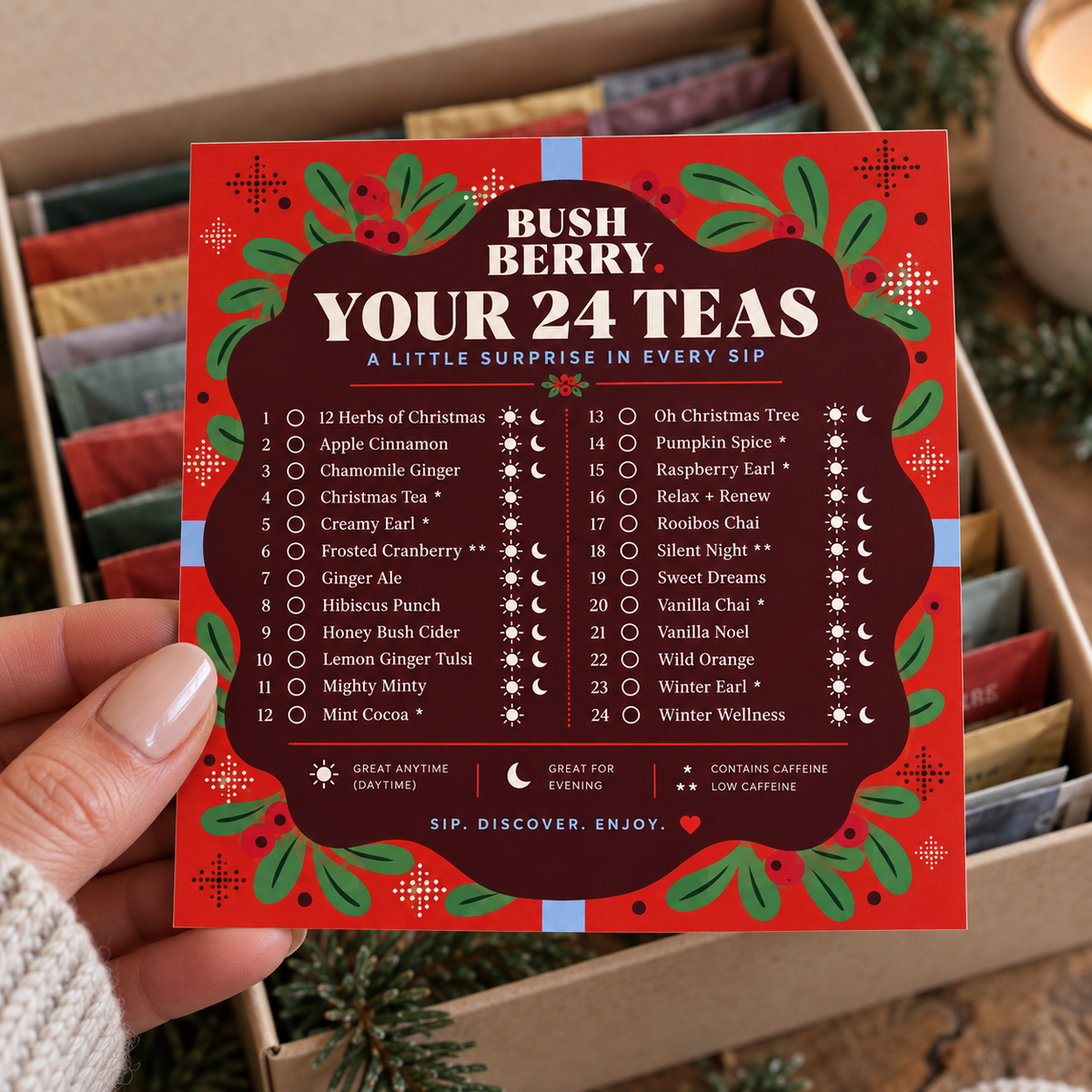 Bush Berry - Tea Advent Calendar – 24 Days of Tea Joy
