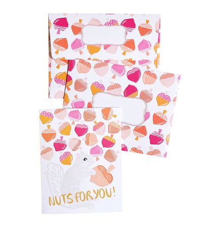 Artistry Cards - Nuts for You Card – Fun Love Greeting with Squirrel