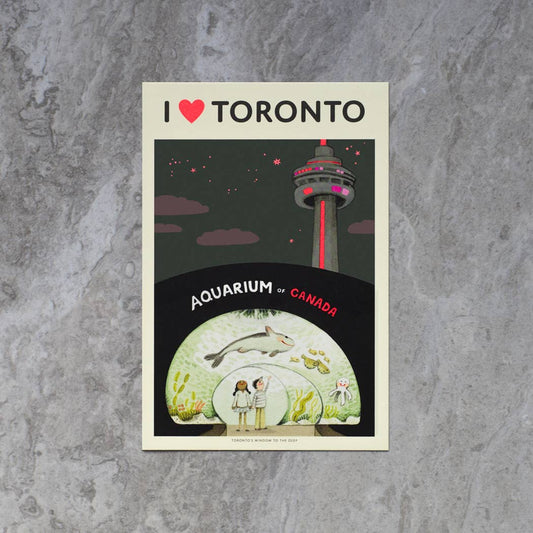 JooJoo Paper - Toronto Aquarium Postcard