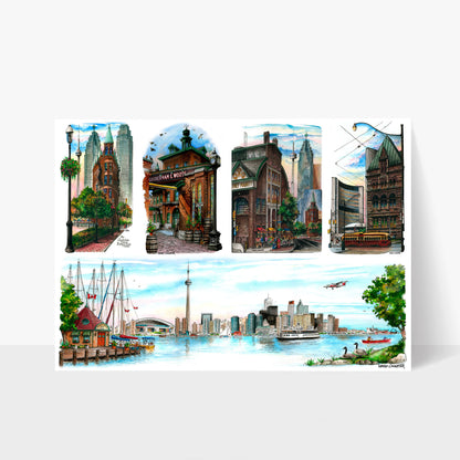 Toronto Historic Landmarks Postcard