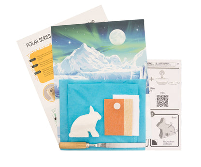 Arctic Hare Alabaster carving kit