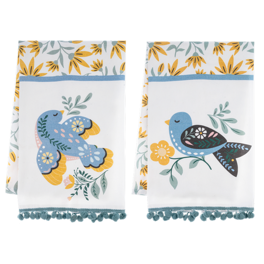 Boho Bird Tea Towel