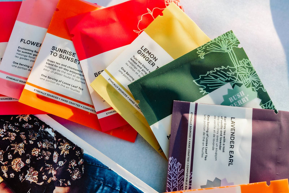 Bush Berry - Sip & Thrive | 12 Single Serving Wellness Teas