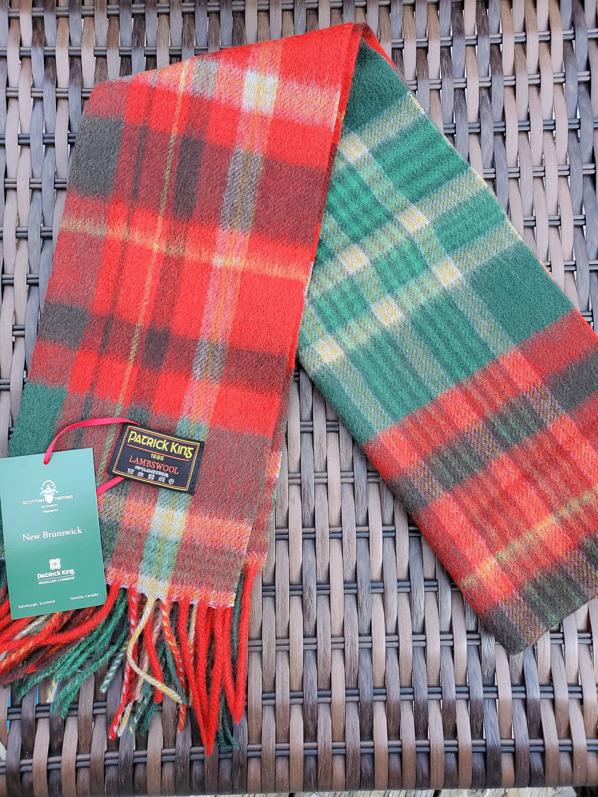 Patrick King Woollen Company - New Brunswick Lambswool Scarves