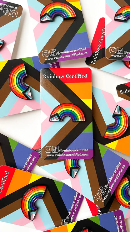 Rainbow Certified - Progressive Rainbow Pin