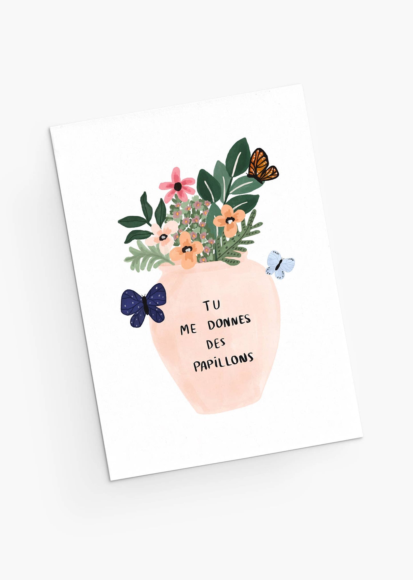 Mimi & August - Papillons Greeting Card