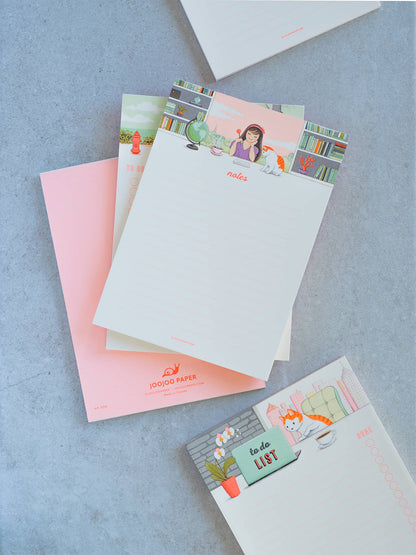 JooJoo Paper - To do List Notepad - Laptop Kitty - Done Checklist