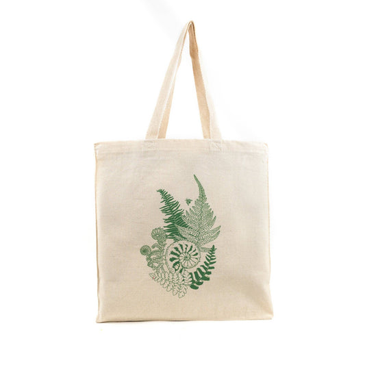 Letterpress - Tote Bag: Fiddlehead Fern