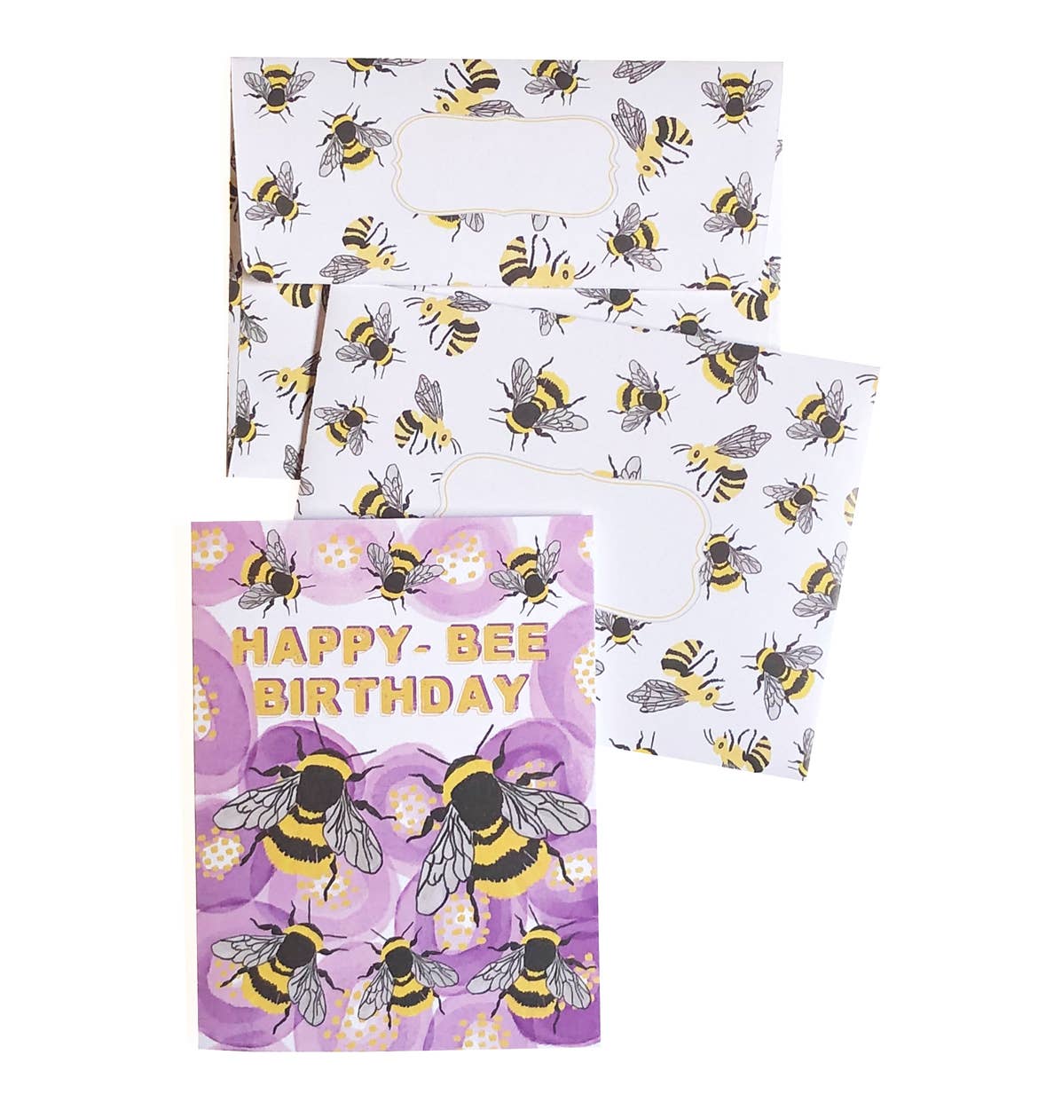 Artistry Cards - Happy Bee Birthday Card – Cute, Eco-Friendly Greeting