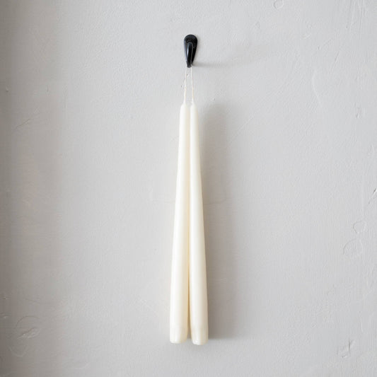 SOCCO Designs - Taper Candles - Pair Ivory