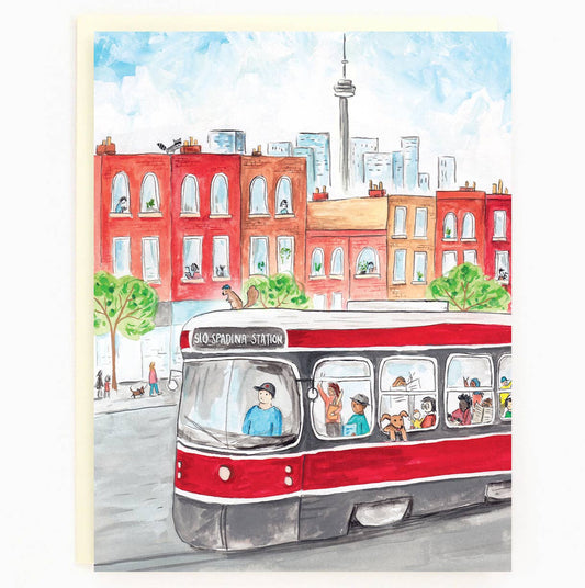 The Paperhood - Toronto Spadina Streetcar Card