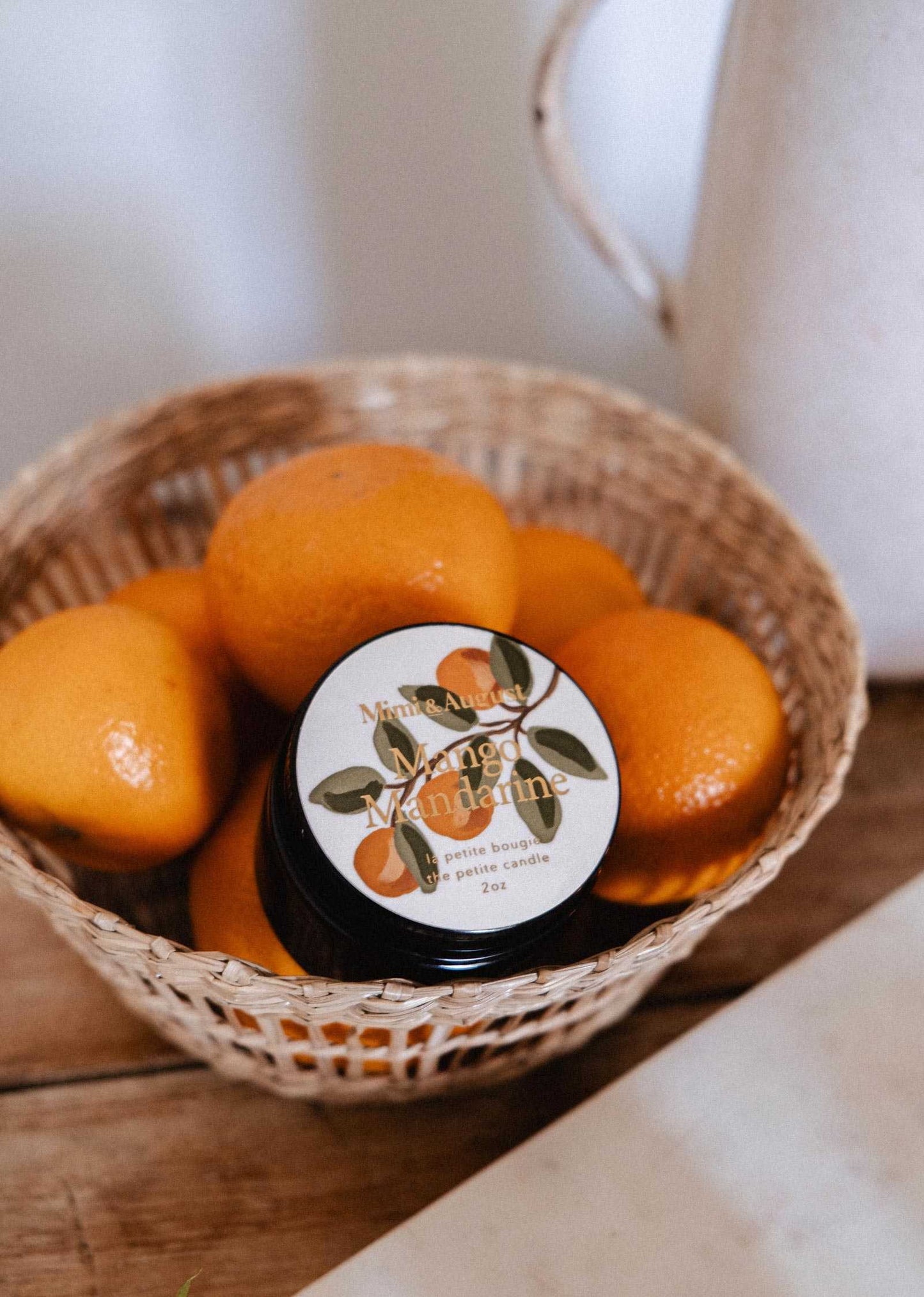 Mimi & August - Mango Mandarine – 2 oz Soy Candle: 2 oz