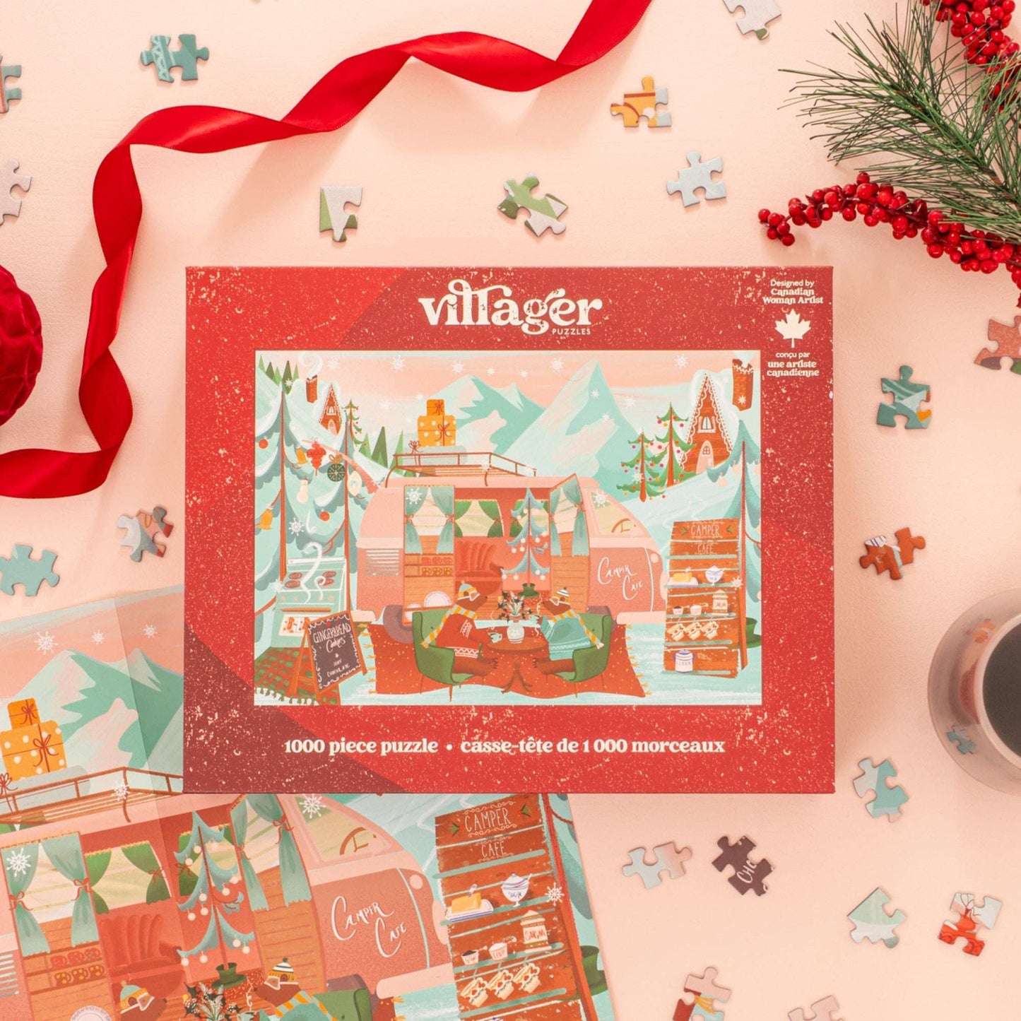 Villager Puzzles - Camper Cafe | 1000-Piece Puzzle | Designed in Canada