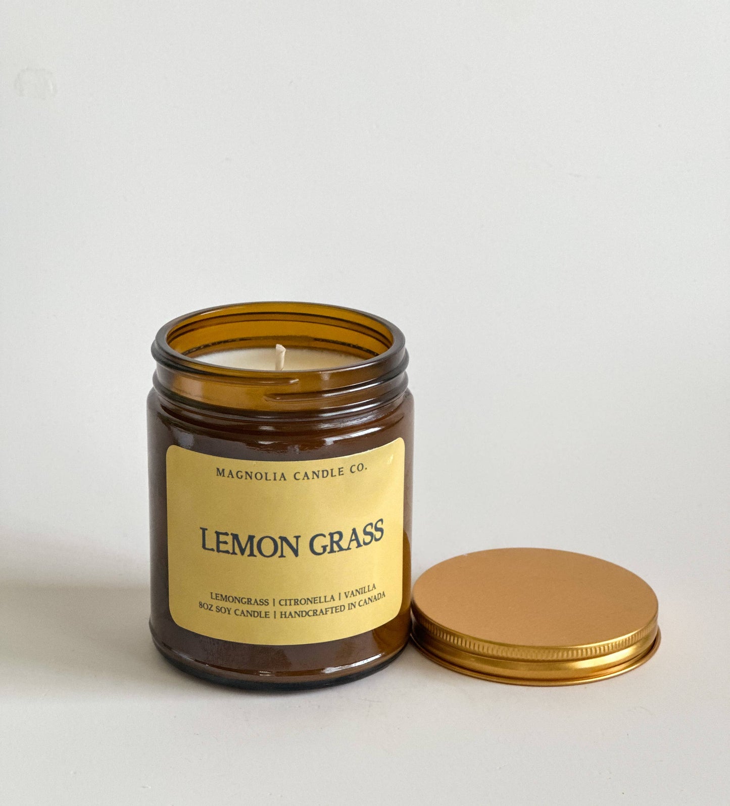 Magnolia Candle Company - Lemon Grass | Summer | Spring Candle 8oz