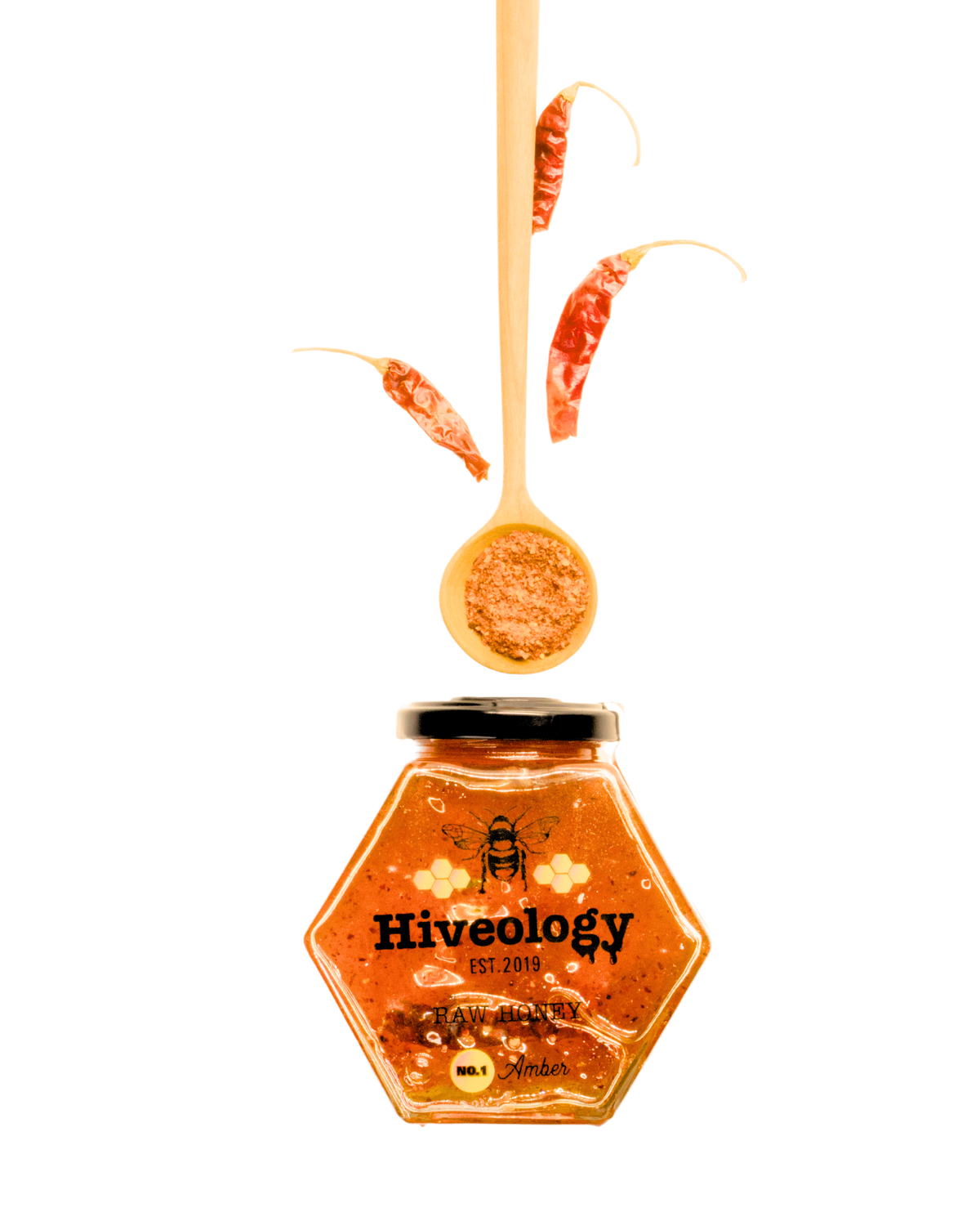 Hiveology - Hot Chili Infused Honey: Mini (100ml)