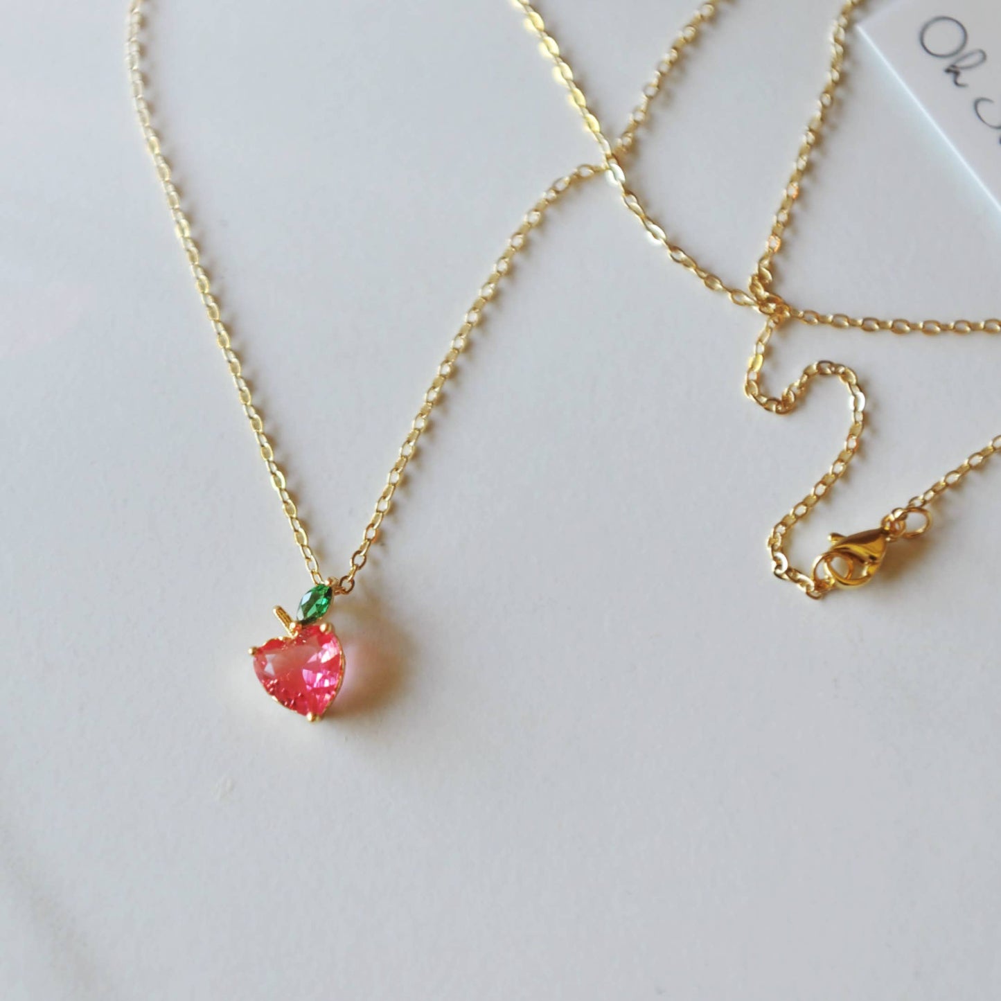 Oh So Lovely - Peach Necklace 