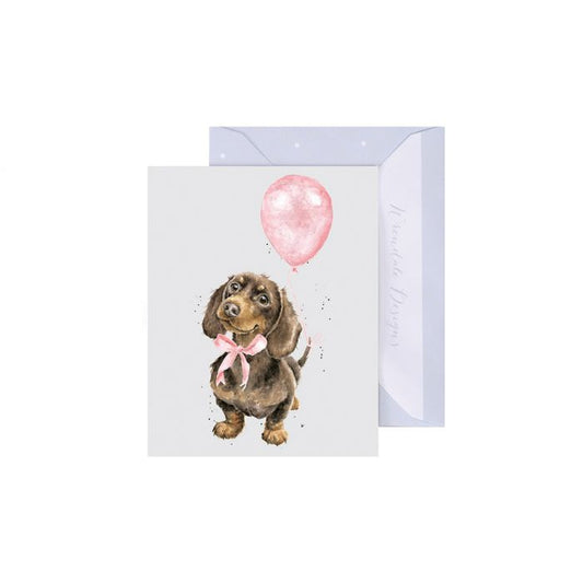 Enclosure Card Pink Sausage (little girl)