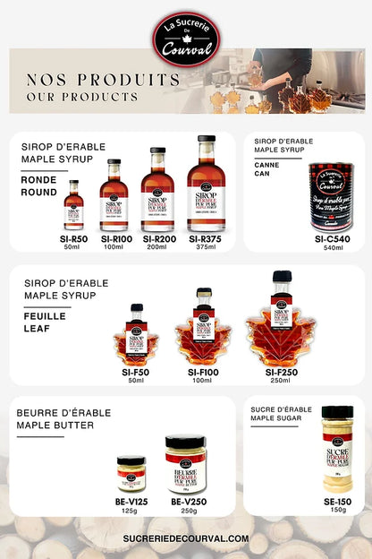 Maple Syrup Leaf Bottle 100ml