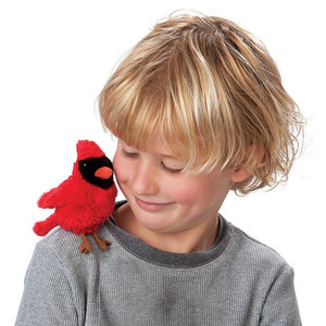 Finger Puppet, Mini Cardinal