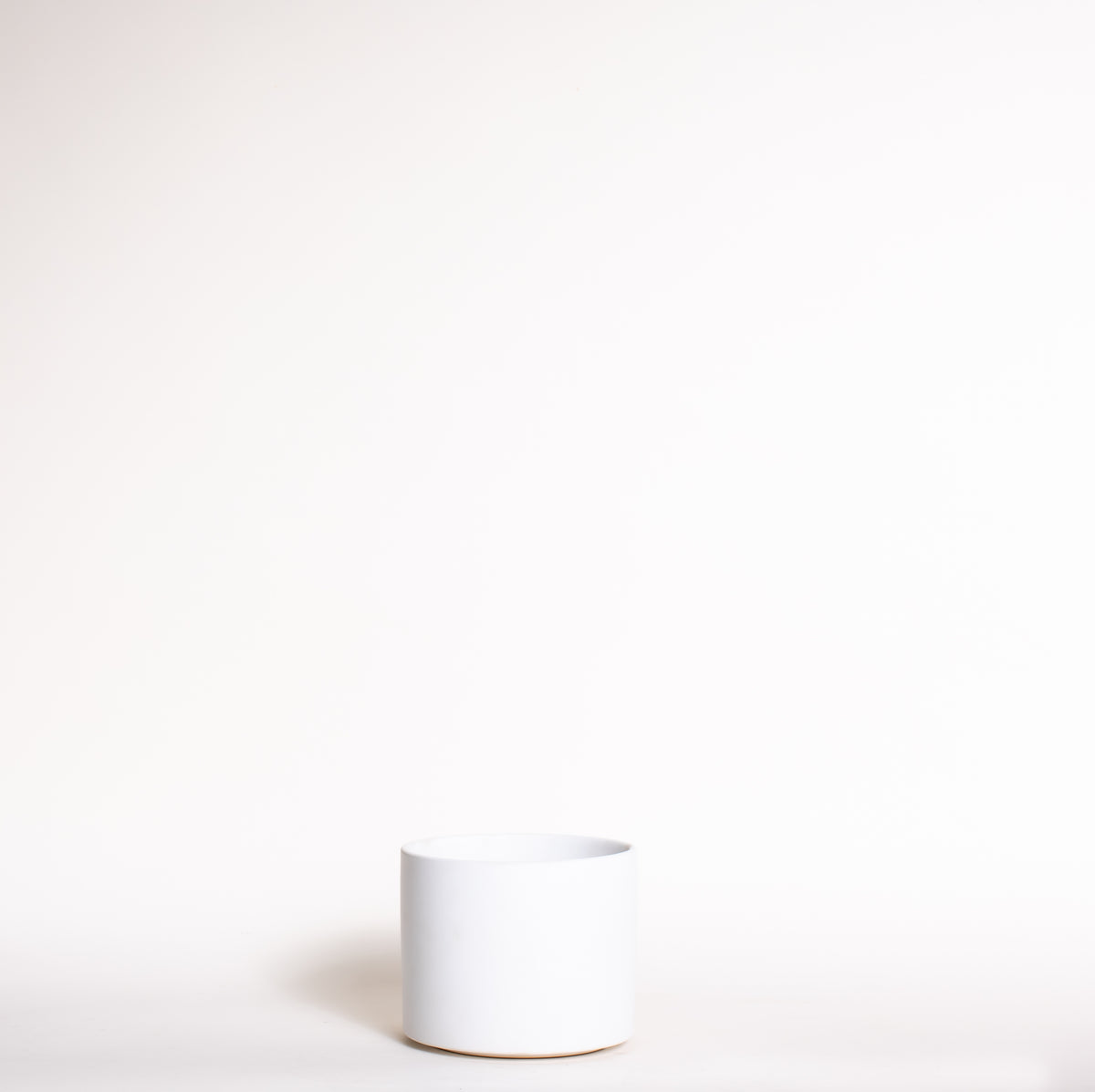 Cylinder White - 10 Inch Pot